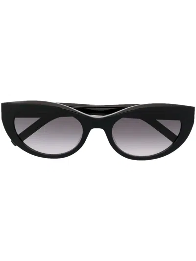 Saint Laurent Black Sl M115 Cat-eye Sunglasses