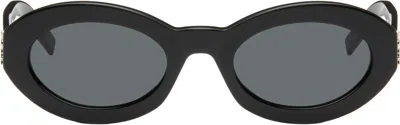 Saint Laurent Black Sl M136 Sunglasses In 001 Black