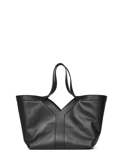 Saint Laurent Black Small Y Tote Bag