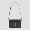 Saint Laurent Leather Solferino Bag Women In Black
