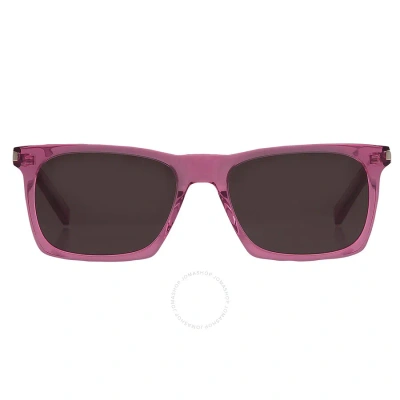 Saint Laurent Black Sport Unisex Sunglasses Sl 559 004 54 In Black / Ink / Pink