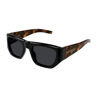 Saint Laurent Black Square Ladies Sunglasses Sl 740 004 52 In Multi