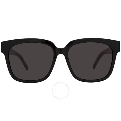 Saint Laurent Black Square Ladies Sunglasses Sl M40/f 001 55