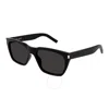 Saint Laurent Black Browline Unisex Sunglasses Sl M131 001 52