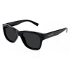 Saint Laurent Logo-print Wayfarer-frame Sunglasses