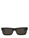 Saint Laurent Sl 461 Rectangular Sunglasses In Black