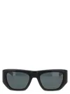 Saint Laurent Black Square Sunglasses In Black