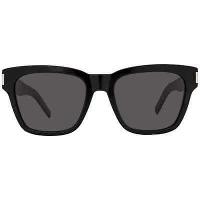 Pre-owned Saint Laurent Black Square Unisex Sunglasses Sl 560 001 54 Sl 560 001 54