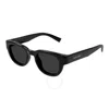 Saint Laurent Black Square Unisex Sunglasses Sl 675 001 46