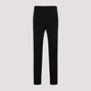 Saint Laurent Pressed-crease Straight-leg Trousers In Black
