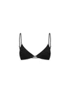 Saint Laurent Black Stretch Viscose Triangle Bra