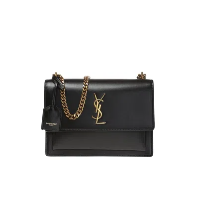 Saint Laurent Black Sunset Chain Bag