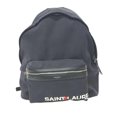 Saint Laurent Black Synthetic Backpack Bag ()