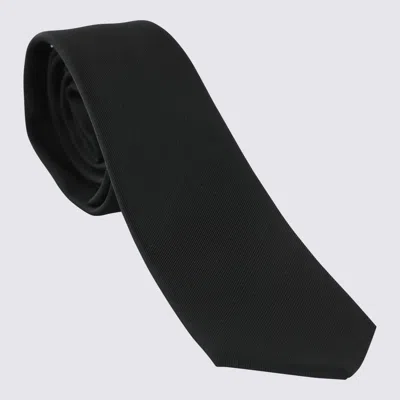 Saint Laurent Tie In Black