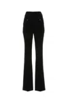 SAINT LAURENT BLACK VELVET PANT