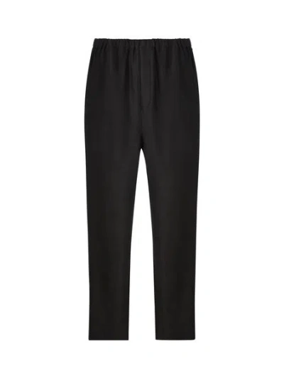 Saint Laurent Black Viscose Blend Pant