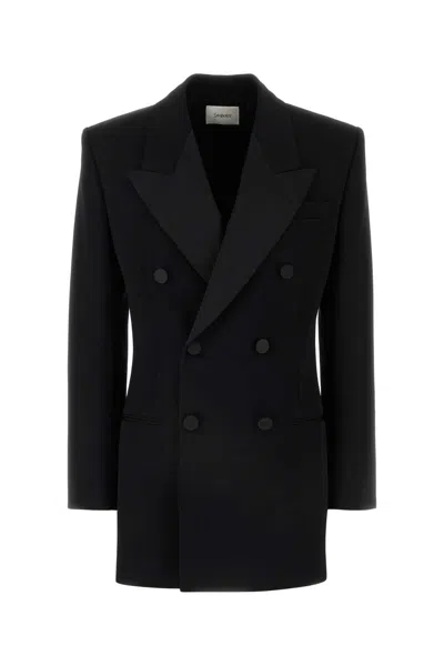 Saint Laurent Black Wool Blazer