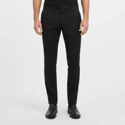 Pre-owned Saint Laurent Black Wool Formal Straight Leg Trousers L