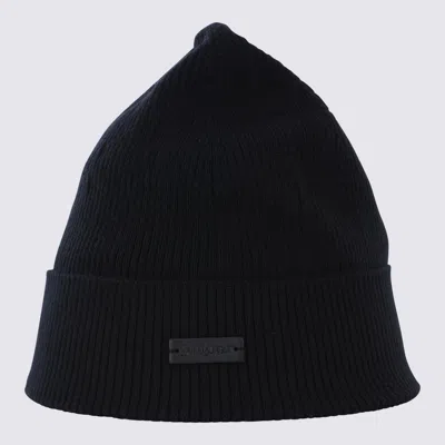 Saint Laurent Black Wool Hat