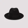 SAINT LAURENT BLACK WOOL HAT