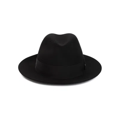 Saint Laurent Wool Hat In Black