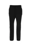 Saint Laurent Pantalone In Lana Nera Uomo