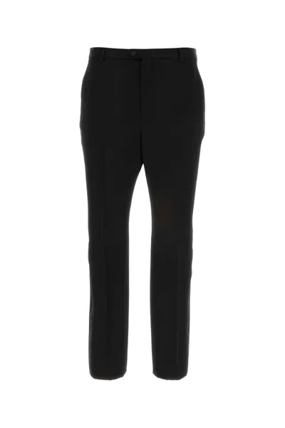 SAINT LAURENT SAINT LAURENT BLACK WOOL PANT