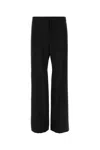 Saint Laurent Black Wool Pant In Nero