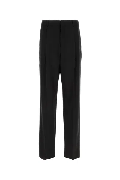 SAINT LAURENT BLACK WOOL PANT