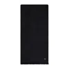 SAINT LAURENT BLACK WOOL SCARF