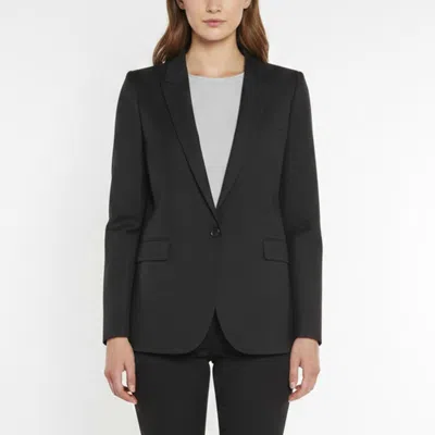 Pre-owned Saint Laurent Black Wool Single Breasted Blazer M