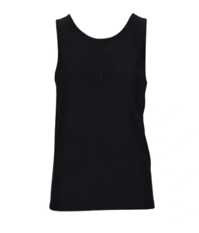 Saint Laurent Black Wool T-shirt T-shirts And Polos