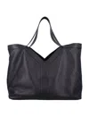 Saint Laurent Black Y Large Tote In Black