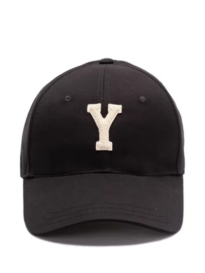 SAINT LAURENT BLACK BASEBALL CAP