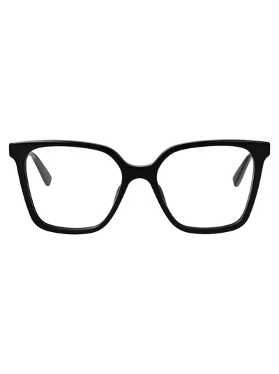 Saint Laurent Black-black-transparent Acetate Glasses