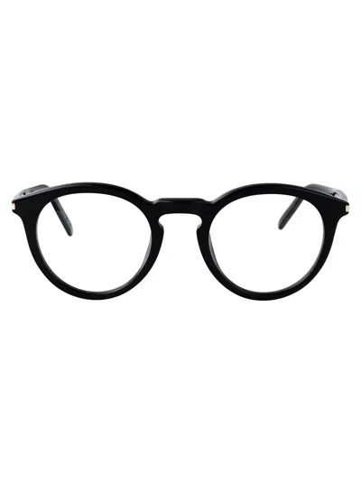 Saint Laurent Black-black-transparent Recycled Acetate Glasses