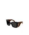Saint Laurent Blaze Oversize-frame Sunglasses In Black