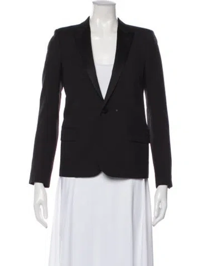 Pre-owned Saint Laurent Blazer In Black