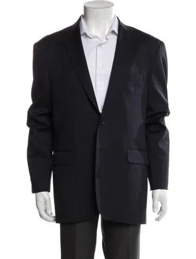 Pre-owned Saint Laurent Blazer In Blue