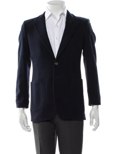 Pre-owned Saint Laurent Blazer In Blue