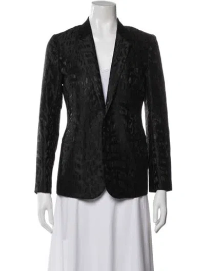 Pre-owned Saint Laurent Blazer In Blue