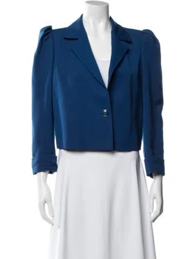 Pre-owned Saint Laurent Blazer In Blue