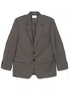Saint Laurent Blazer In Brown