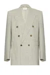 Saint Laurent Blazer In Gray