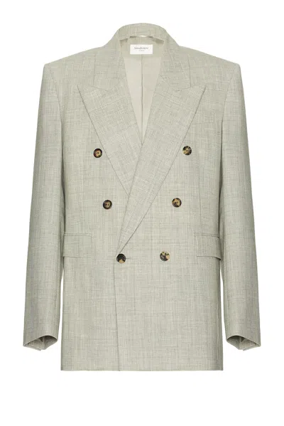 Saint Laurent Blazer In Gray