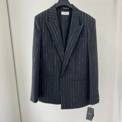 Pre-owned Saint Laurent Blazer In All Sizes In Black