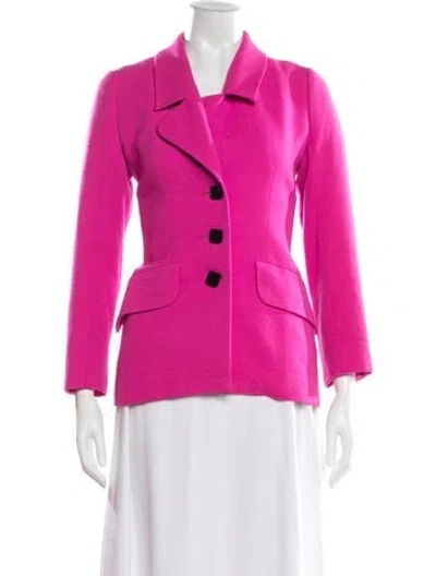 Pre-owned Saint Laurent Blazer In Pink