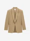 Saint Laurent Paris Men Wool Gabardine Single-breasted Jacket