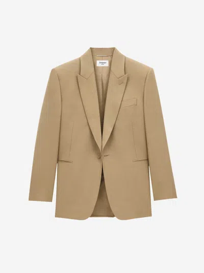 SAINT LAURENT SAINT LAURENT BLAZER STRUCTURED WOOL