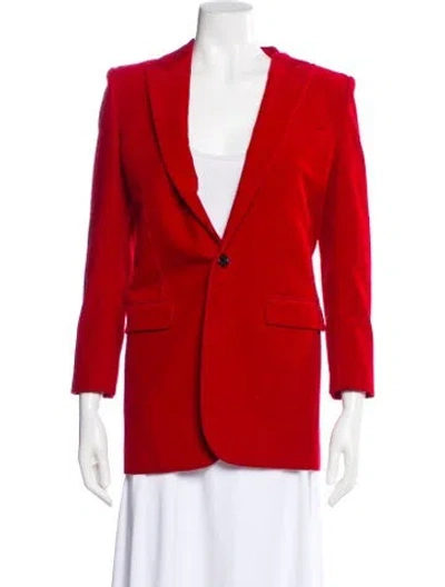 Pre-owned Saint Laurent Blazer W/ Tags In Red